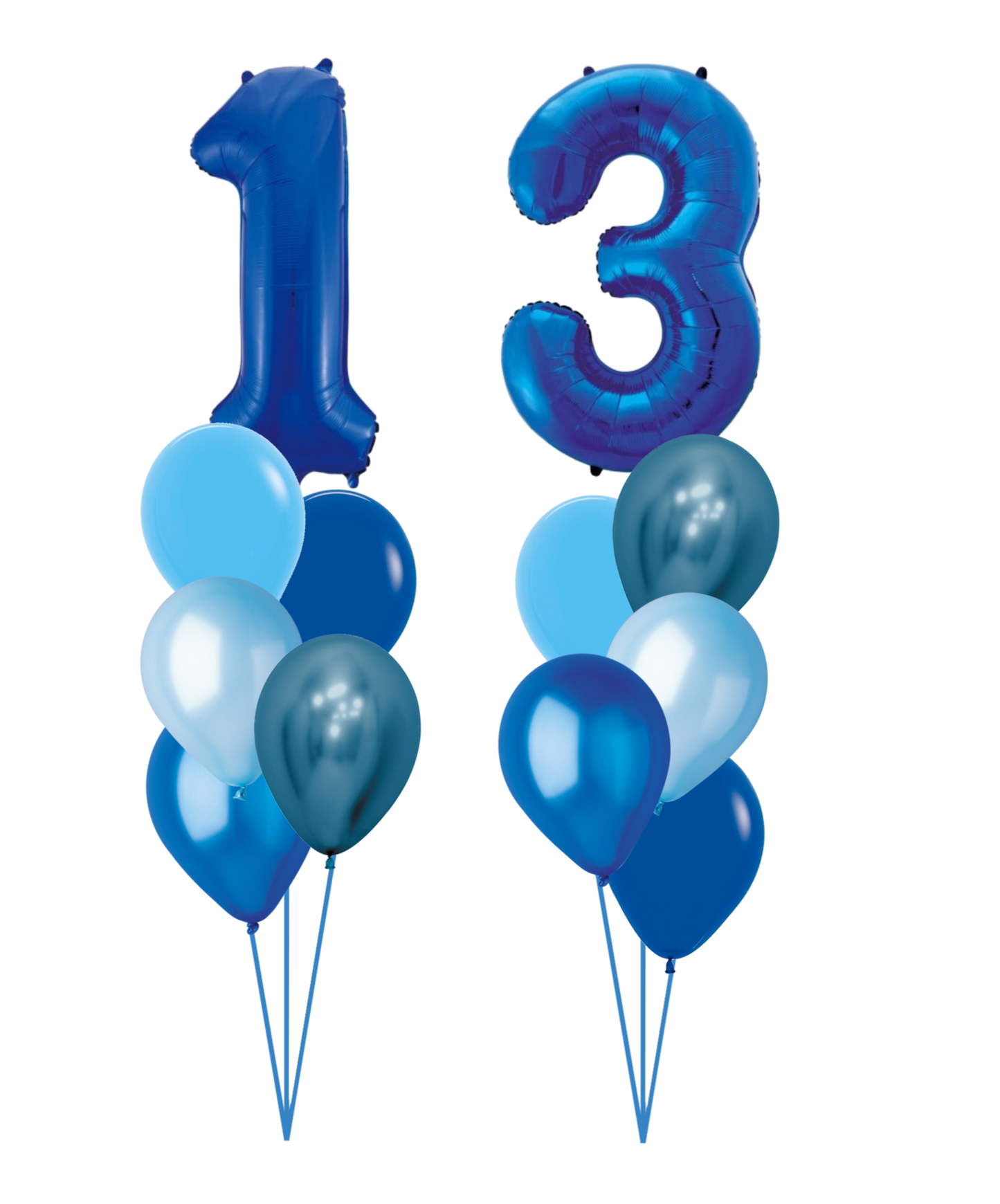 Custom Double Digit Medium Balloon Bunch
