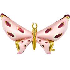 Pink Butterfly Foil Balloon
