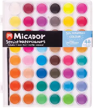 Micador 48 watercolour set