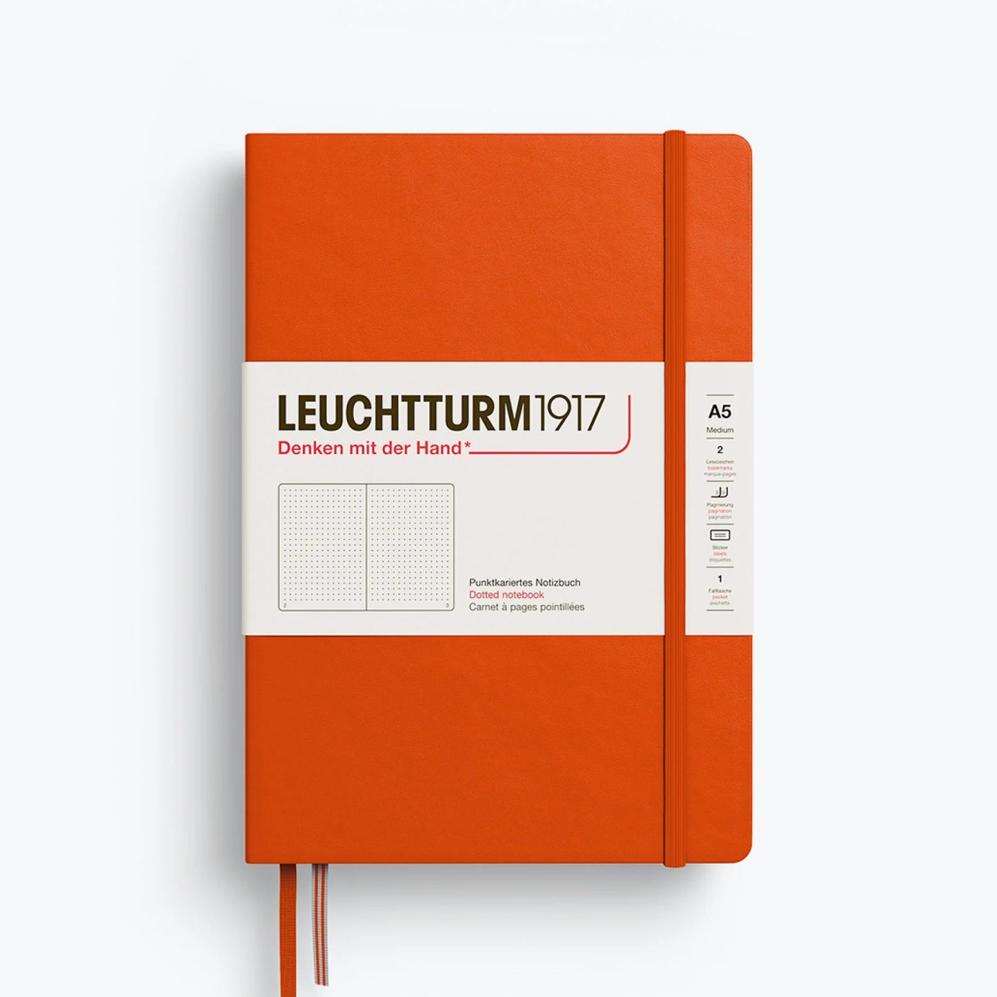 Leuchtturm A5 Dotted Hardcover Notebook