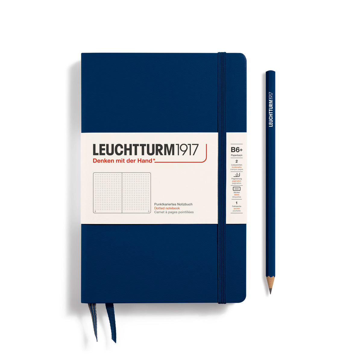 Leuchtturm B6+ Dotted Hardcover Notebook