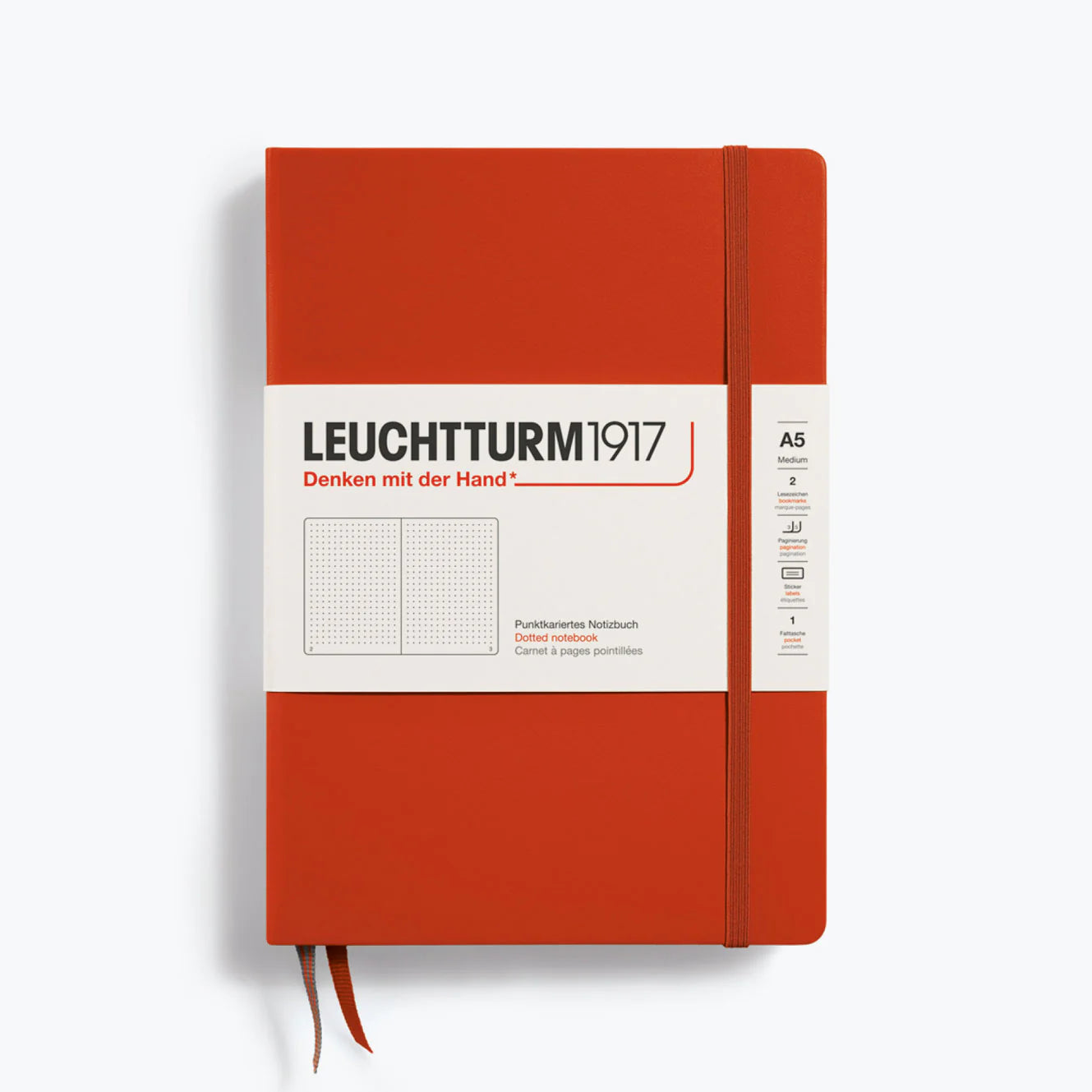 Leuchtturm A5 Dotted Hardcover Notebook