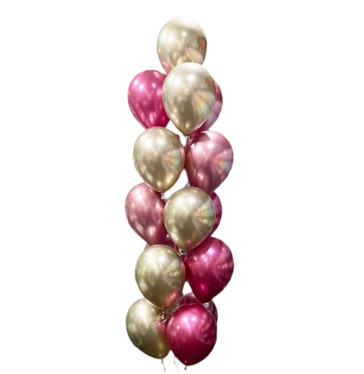 Event Package - 50x Latex Balloons (Chrome Colours)