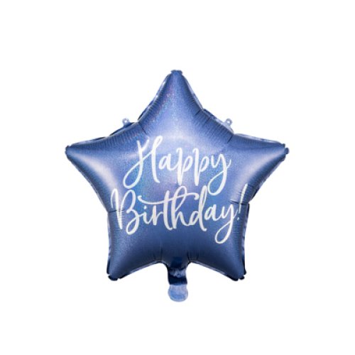 Happy Birthday Star Foils - INFLATED