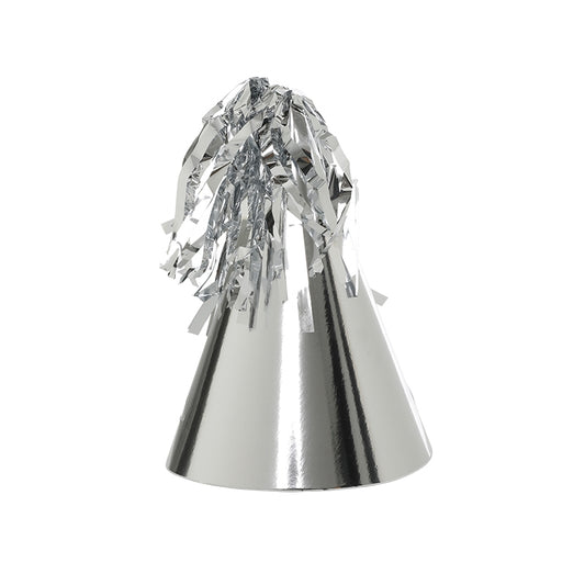 Metallic Silver Party Hats