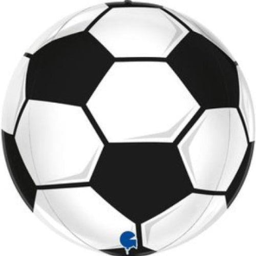 Soccer Ball Globe Foil Balloon