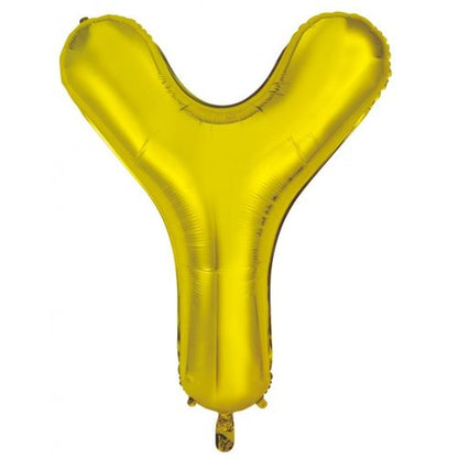 Gold Alphabet Letter 86cm Helium-Filled Foils