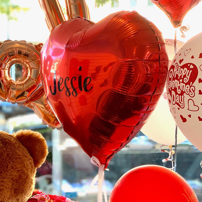 Heart Foil with Custom Vinyl Message