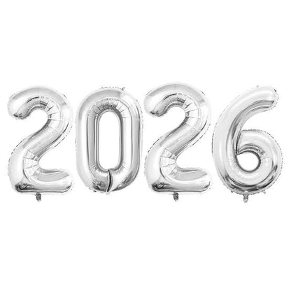 2026 Helium Foil Numbers - New Years Offer