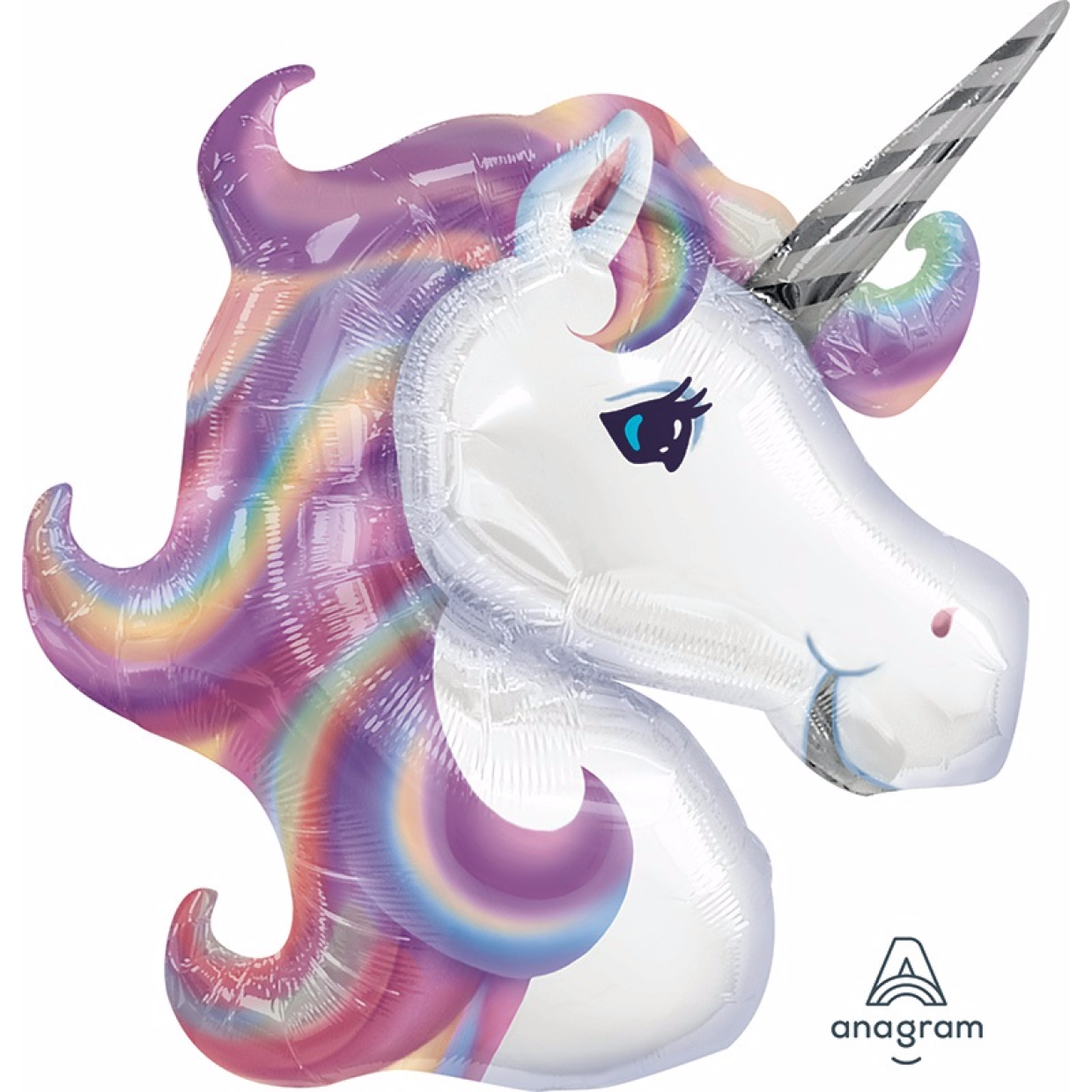 Rainbow Pastel Unicorn Foil Balloon