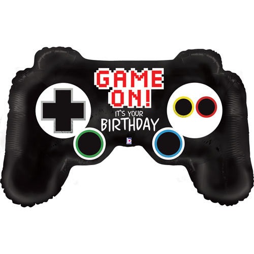 Game On Birthday Remote Controller Foil Balloon