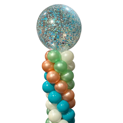 Custom Confetti Balloon Column
