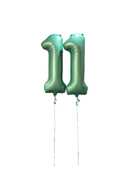 Double Digit Number Foil Balloons Set