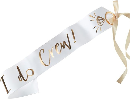 I Do Crew! Bachelorette Sashes 6pk