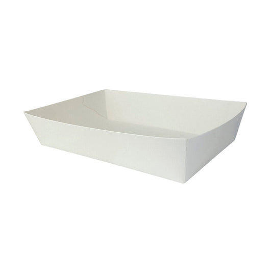 White Food Trays 8pk