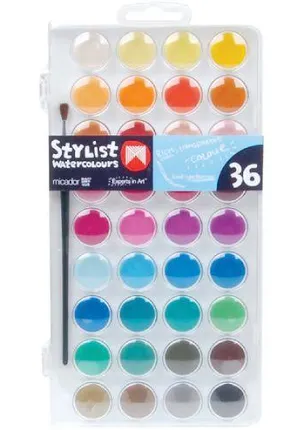 Micador 36 watercolour set
