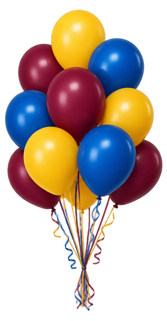 Brisbane Lions Large Balloon Bunch
