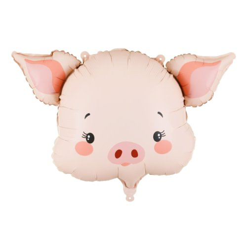 Pig Head INFLATED Foil Balloon
