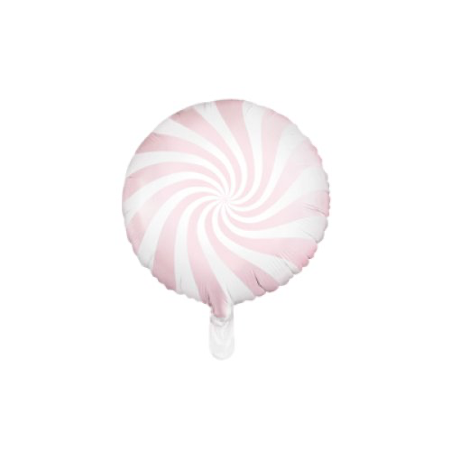 Candy Swirl Pastel Foil Balloon INFLATED