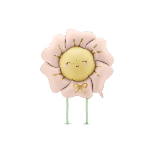 Pink Flower Foil Balloon INFLATED