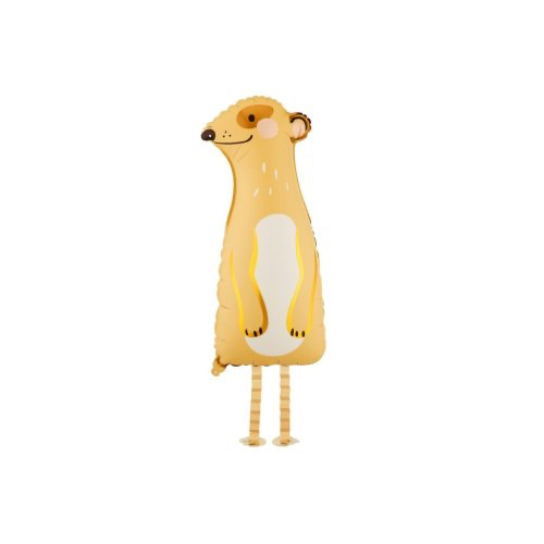 Standing Meerkat Foil Balloon INFLATED