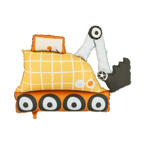 Excavator Foil Balloon INFLATED