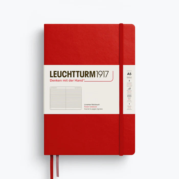 Leuchtturm A5 Lined Hardcover Notebook