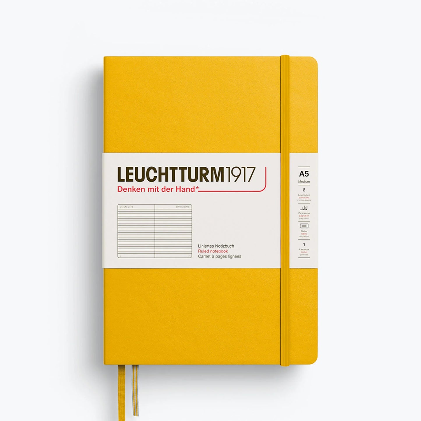 Leuchtturm A5 Lined Hardcover Notebook
