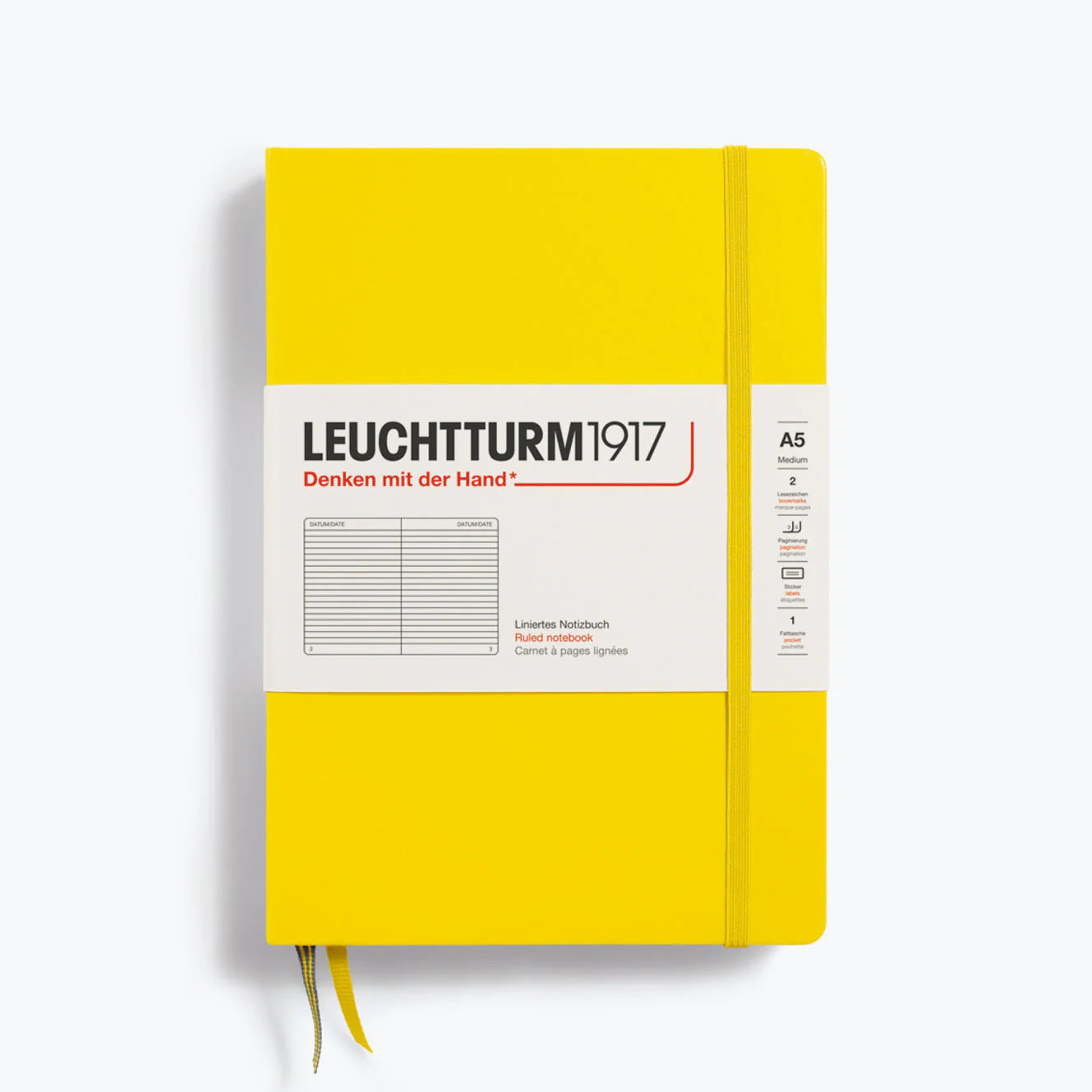 Leuchtturm A5 Lined Hardcover Notebook