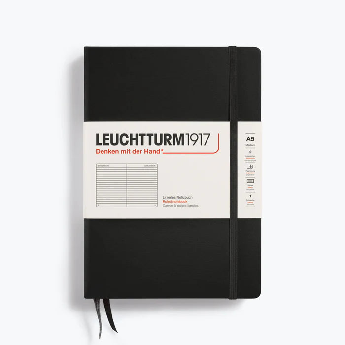Leuchtturm A5 Lined Hardcover Notebook