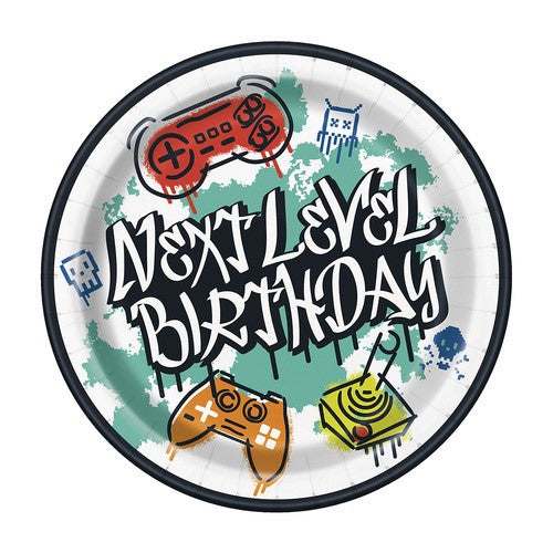Next Level Birthday Lunch Plates 8pk