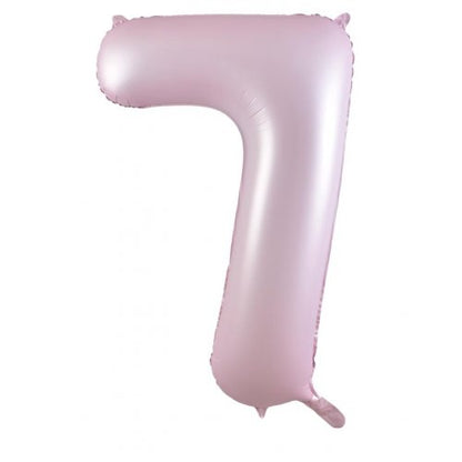 Number 7 Helium Foil Balloon - Assorted Colours