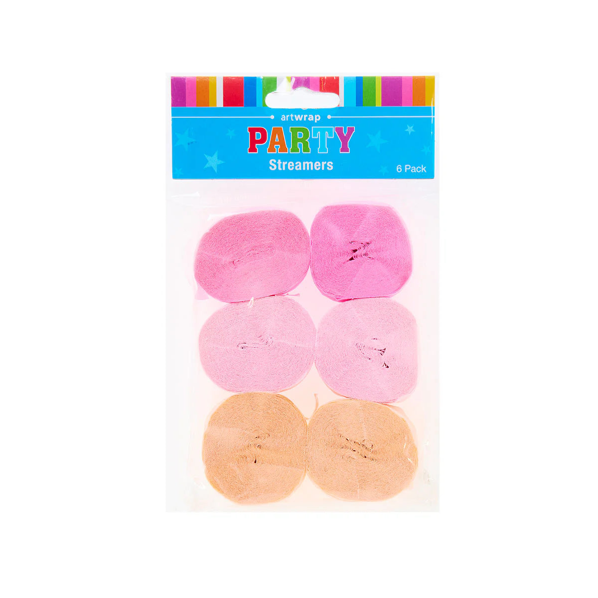 Streamers Pack of 6