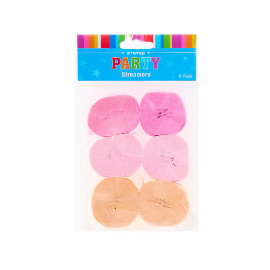 Streamers Pack of 6