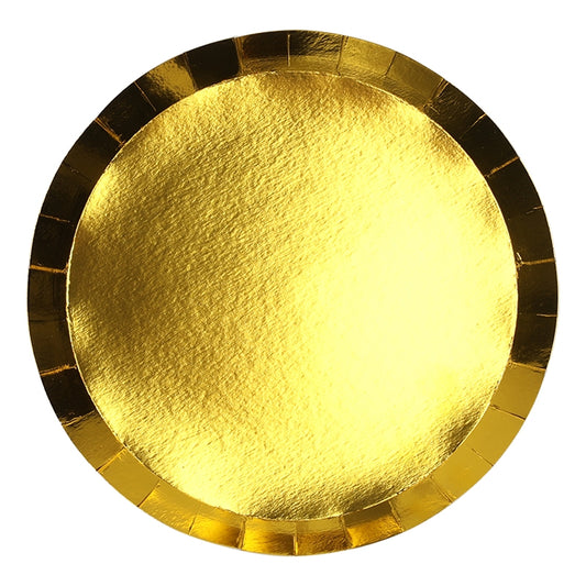 Metallic Gold Lunch Plate 10pk