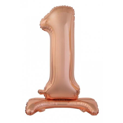 Number 1 Air-Filled Standing Balloon - Assorted Colours