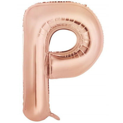 Rose Gold Alphabet Letter 86cm Helium-Filled Foils