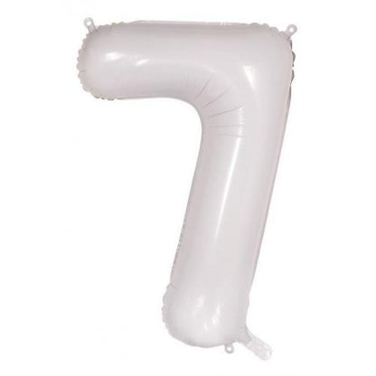 Number 7 Helium Foil Balloon - Assorted Colours