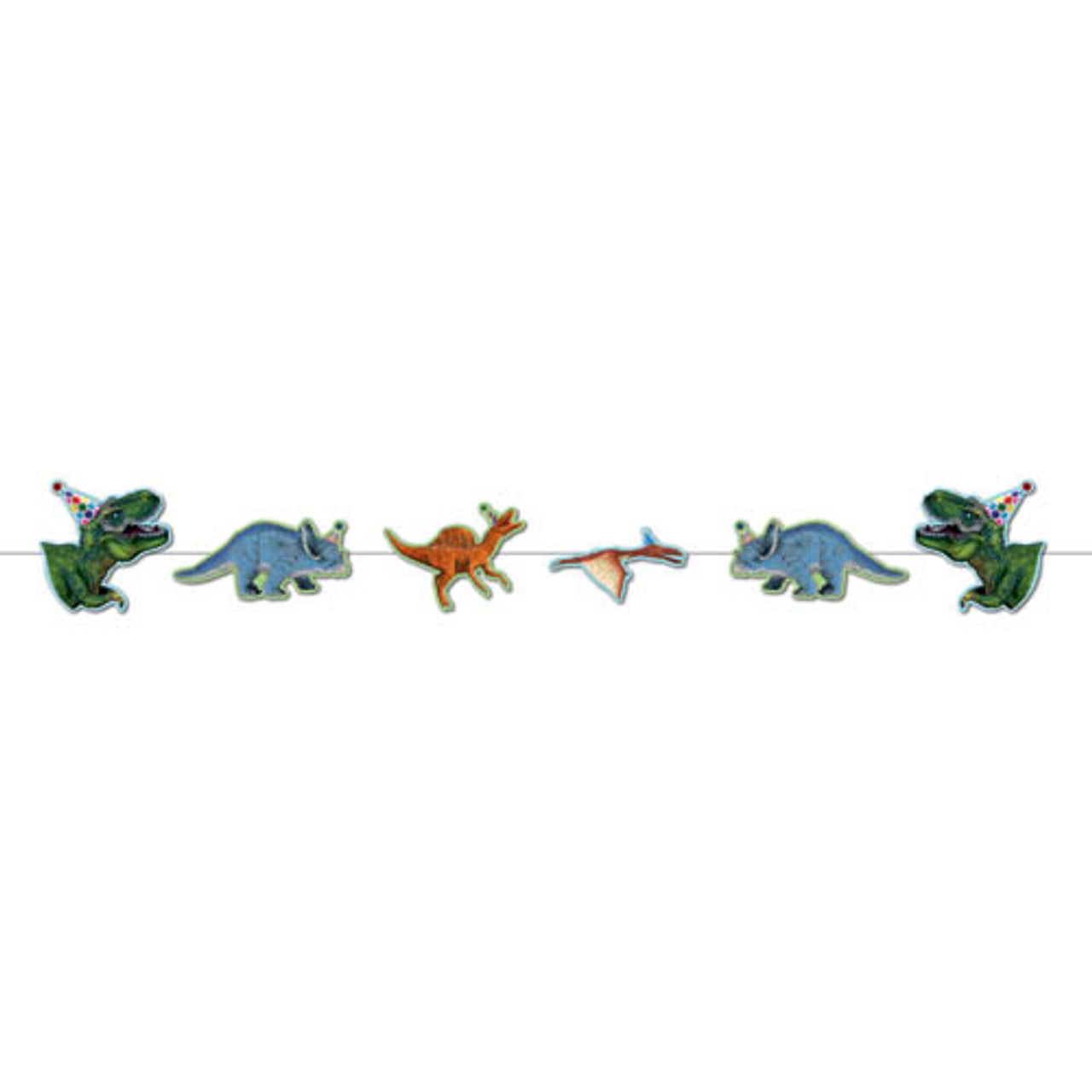 Party Dinosaurs 6 Piece Bunting 2m