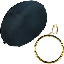 Pirate Set - Eye Patch and Earring