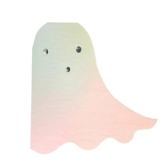 Ombre Ghost Snack Napkins 16pk