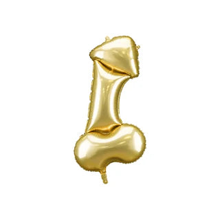 Naughty Hens Gold Foil Balloon FLAT