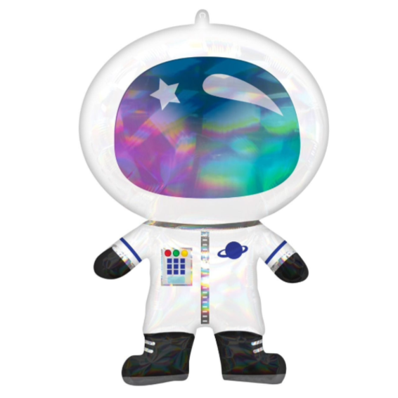 Holographic Astronaut Foil Balloon