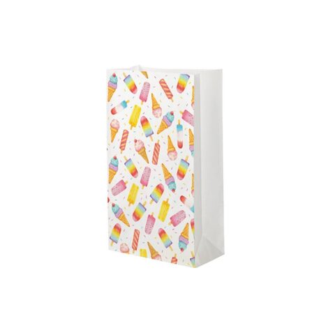 Ice Cream Paper Treat Bags 8pk