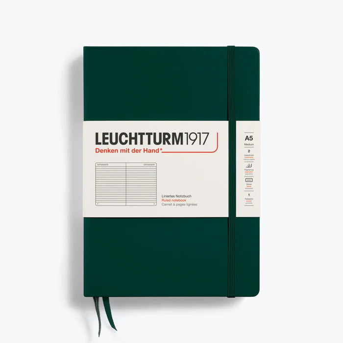 Leuchtturm A5 Lined Hardcover Notebook