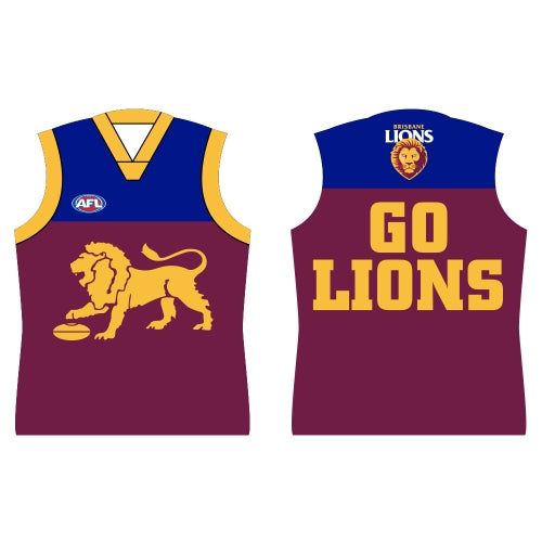 Brisbane Lions Guernsey Cutout