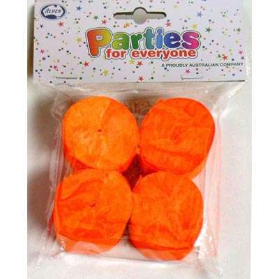 Crepe Streamers 4 Pack