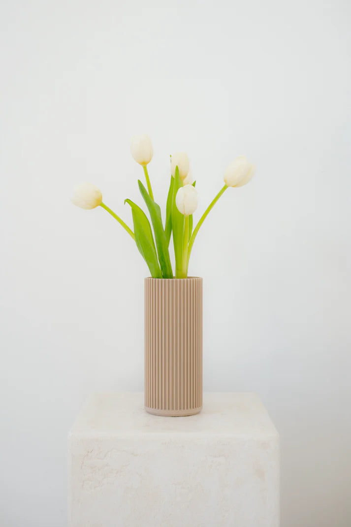 Ribbed Vase Large