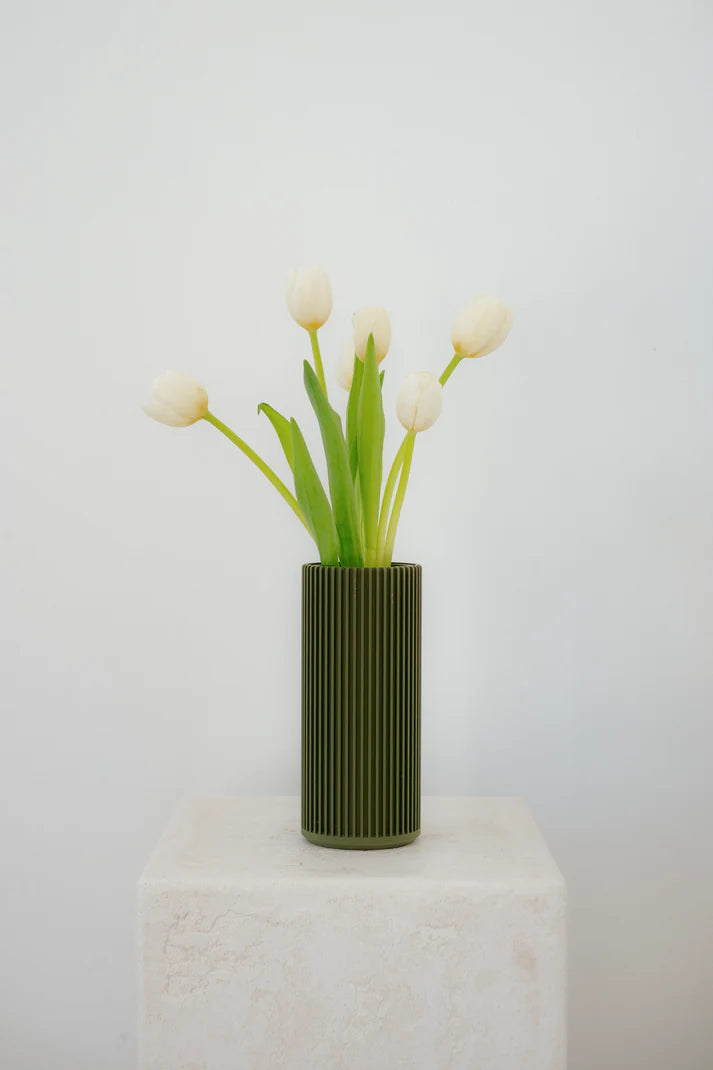 Ribbed Vase Large