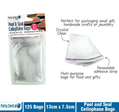 Peel and Seal Cellophane Bags